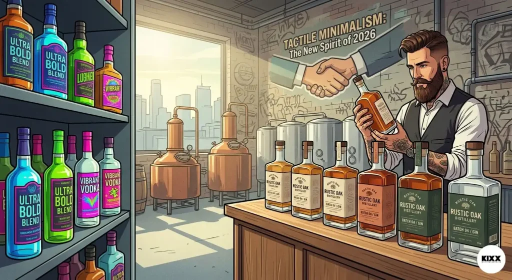 quiet luxury liquor packaging